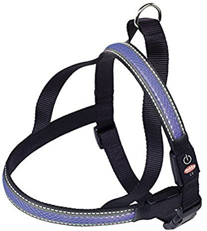 Nobby Norwegergeschirr FLASH MESH, blau L: L: 70-85 cm + 52, B: 30 mm, 1 Stück