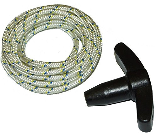 Pull Handle & 3 Metres Of Starter Rope Cord Fits Many Mountfield Lawnmowers