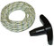 Pull Handle & 3 Metres Of Starter Rope Cord Fits Many Mountfield Lawnmowers