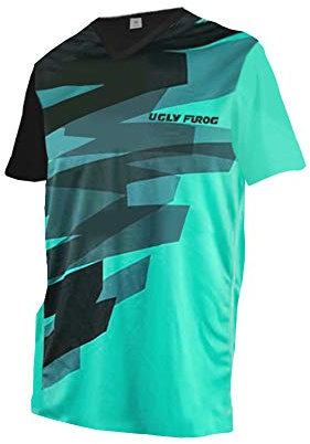 UGLY FROG XIN17 2024-2025 Sport Kurzarm Sommer Stil Cycling Jersey Herren Motocross/MTB/Mountain Bike Wear Downhill Rundhals Shirt