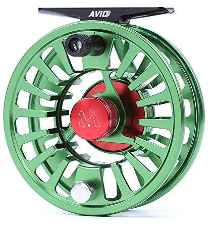 MAXIMUMCATCH Avid Serie Wert Fliegenfischen Rolle-1/3, 3/4, 5/6, 7/8, 9/10wt, 5 Farbe auszuwählen (Grün, 5/6wt)