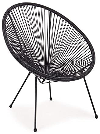 BIZZOTTO Sessel Parker Schwarz