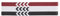 Hummel, 3-Pack Headband 17-18, White-Black-True RED, One Size