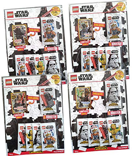 Sonstige Lego Star Wars - Serie 2 Trading Cards - Alle 4 verschiedenen Multipacks