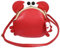 Abaodam Kiss Lock Crossbody Tasche PU Form Handtasche S¨¹?e Satchel Schultertasche Geldb?rse Brieftasche Handytasche f¨¹r Frau ?dchen Valentinstag Geburtstag Rot