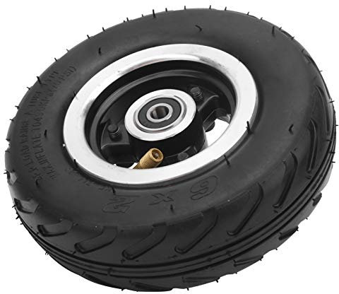 Pneumatisches Rad, 160 mm Stoßdämpfungsgummi Aufblasbarer Luftreifen Robust abriebfest Pneumatische Reifenluft für Elektroroller sportinggoods