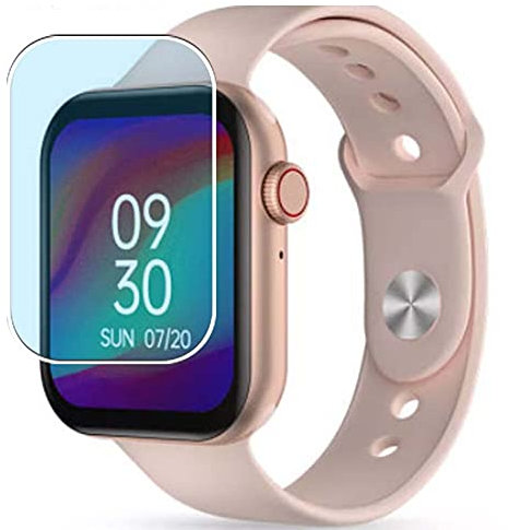 Vaxson 3 Stück Anti Blaulicht Schutzfolie kompatibel mit T800 1.72 Smart Watch SmartWatch Bluelight folie folien Displayschutzfolie （ nicht Panzer Schutz Glas folie SchutzGlas nicht PanzerGlas ）