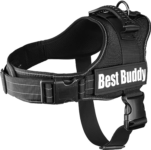 Geschirr Best Buddy Pluto SCHWARZ L 70-90CM*50MM