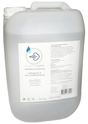 10 Liter membraclean AIR Kaltvernebelung (Konzentrat) zur effektiven Desinfektion von Flächen & Gegenstände, Schimmelbeseitigung, Geruchsbeseitigung, Tatortreinigung, Keimreduzierung der Raumluft