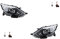 Johns, passend für Nissan Qashqai Scheinwerfer J11 11/13-07/17 mit H7/H11 Set lin. rec.