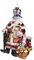 Goodwill Christbaumkugel-Weihnachtsmann mit Geschenken Rot-Blau 17,5 cm
