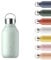 Chilly's Series 2 Gourde - Bouteilles isothermes en Acier INOX avec Double paroi, col Souple et poignée de Transport - Lichen Green, 350ml