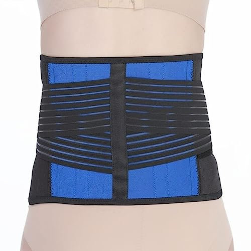 DORBI Bauchgurt, Rückenstütze, Lendenstabilisierungs-Rückengurt, Verstellbarer Nierengurt, Bauchgurt, Lendenwirbelstütze, Ischias-Entlastung for Männer Und Frauen (Size : 5XL)