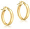 Amazon Essentials Creolen aus 9-karätigem Gelbgold (ehemals Amazon Collection)