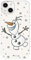 Schutzhülle kompatibel mit iPhone 15, offizielles Disney-Olaf, transparent, flexibel, aus Silikon, offizielles Lizenzprodukt von Frozen