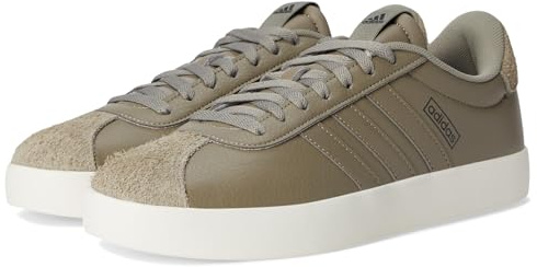 adidas Men's Vl Court 3.0 Sneaker, Clay/Clay/Black, 7 UK