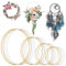 16 Stück Metallringe Zum Basteln Drahtringe Deko Ringe Makramee Zubehör Ringe raumfänger Ringe für Traumfänger Hochzeitskranzdekoration DIY(8cm/10cm/15cm/20cm)