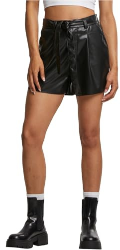 Urban Classics Ladies Synthetic Leather Shorts
