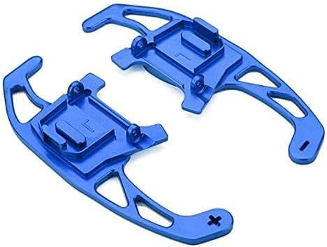 MCDA 2 Pezzi Palette del Cambio al Volante per Golf 7 2015-2020 Polo 6c 2015-2019, Alluminio Cambio al Volante Accessori Lo Styling Dell'auto,Blue