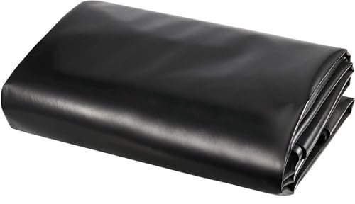 Telo per laghetto nero Rivestimento impermeabile per laghetto in HDPE resistente Membrana per piscine all'aperto 1x6m 2x2.5m 3x4m 4x5m Telo di copertura per laghetto per ruscelli da giardino Fontane(2