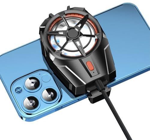 VRMSTOY Mini Ventilador USB, Ventilador Móvil, Refrigeración Ajustable, Radiador Rápido Silencioso, Compatible con Android e iOS