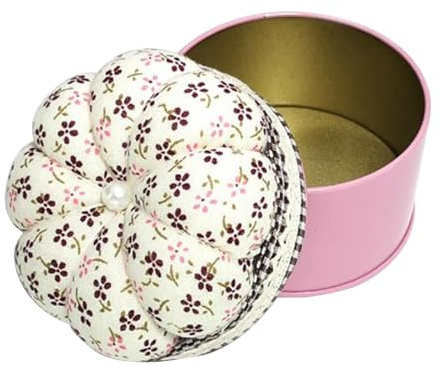 Coussin à épingles à coudre, coussin à épingles pour la couture,Support de coussin d’aiguille - Porte-épingles à citrouille, coussins, support de coussins à aiguilles avec boîte de rangement pour