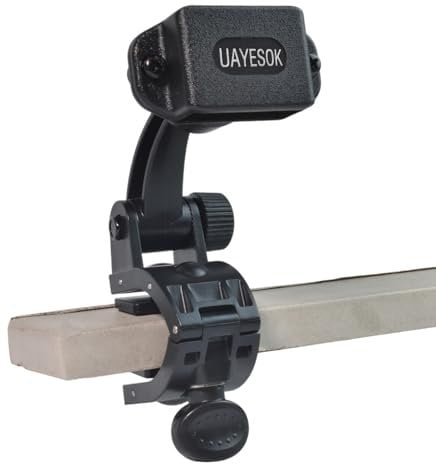 UAYESOK Radio Car Mount, Clip-On Walkie Talkie Holder for Car Dashboard, Stand Radio Desk Bracket for Motorola Baofeng Kenwood Quansheng Icom Midland CB Handheld Ham Two Way Radio