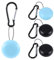 4 Stück Mini Loops Ear Plugs,Mabor Ohrstöpsel Etuil Etui für Ohrstöpsel Klein Aufbewahrungsbox Etui Ear Plug Box mit Karabinerhaken Tragbare Kleiner Aufbewahrungskoffer für Ohrstöpseln Pillen Hörgerä