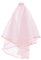 VALICLUD Schleier Für Bräute Halloween-dekorationen Kurzer Hochzeitsschleier Brautschleier Junggesellenabschied Stirnband Schleier Brautgeschenke Braut Als Brautparty Rosa Garn