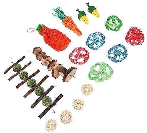 Sosoport Kautabletten Für Hamster- Und Meerschweinchenzähne – Spielzeug Für Hasen Chinchillas Für Kleintiere – Lustige Und Gesunde Kaulösung