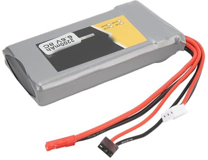 POENVFPO LiPo-Akku für Futaba 14SG, 16SZ, 18SZ, T8J, 2200 MAh 6,6 V RC-Sender-Akku, Überladeschutz, und Leicht