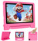 VNEIMQN Kinder Tablets, Android 14 Tablet WiFi Bluetooth Dual-Kamera Kids Space, 10.1 Zoll HD Tablet mit Octa-Core, 8GB RAM 64GB ROM (TF 1TB), Elterliche Kontrolle, 6000mAh, Kleinkind Tablets (Rosa)