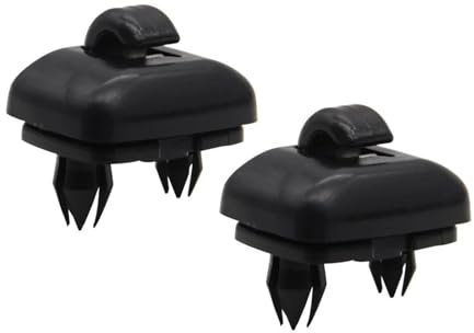 Robusto gancio a clip per aletta parasole 2 pezzi clip parasole per Au&di -A3/S3 2004-2016(Black)