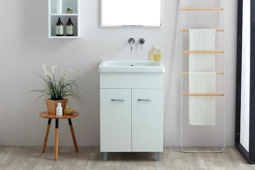 Lavatoio d’arredo in ceramica cm. 60×50 con mobile