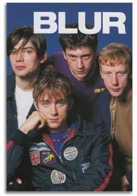 HUYREWHUYUU Blur Poster, Vintage-Poster, dekoratives Gemälde, ästhetische Wandkunst, Leinwand-Dekor für Wohnzimmer, Schlafzimmer, 30 x 45 cm, ungerahmter Stil