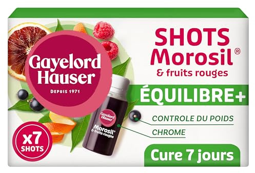 GAYELORD HAUSER - Shot Équilibre Morosil Fruits Rouges - 7 x 30 ml | Aide au contrôle du poids