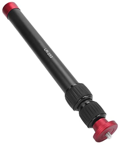 Yctze Monopiede Portatile LR‑253 Unipiede in Lega di Alluminio Tubo Telescopico a 3 Sezioni Monopiede Portatile per Fotocamera da Viaggio Elettronica/Fotocamera e Foto/Treppiedi e Monopiedi/Monopiedi