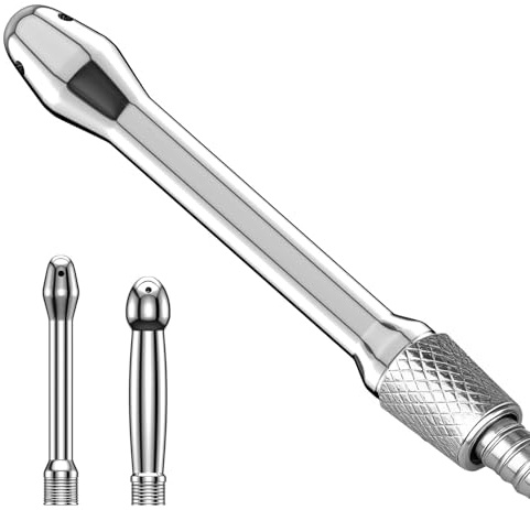 Thlsexy Intimdusche 4 Strahl Analdusche für Anal Sex Klistier Reinigungsgerät für Männer Frauen Vaginaldusche Enema Analspülung Buttplugs Analdildos für Körperpflege und Hygiene（Stil Lang）