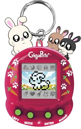 Giga Pets Interactive Digital Pet Toy for Kids, Bit Bunnies, Ages 5+