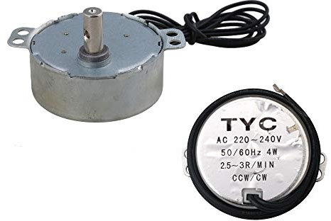 BQLZR Synchronmotor AC 220-240V 2.5-3RPM 50 / 60Hz 4W CCW/CW TYC-50 8kgf.cm Drehmoment
