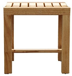 Dusche/Badehocker Holz-Duschsitz Hocker Holz-Wanderschuhe Hocker für ältere Menschen/Behinderte Anti-Rutsch-Hochleistungs-Duschsitz Hocker für Dusche/Bad Max. 250kg (größe : 42 * 28 * 43cm)