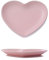 ChooldGLC elegante in ceramica a forma di cuore piatto/insalata/dessert/bistecca piatto per cucina party Xmas Gift 17,8 cm (bianco/rosa) Mocassini eleganti da donna