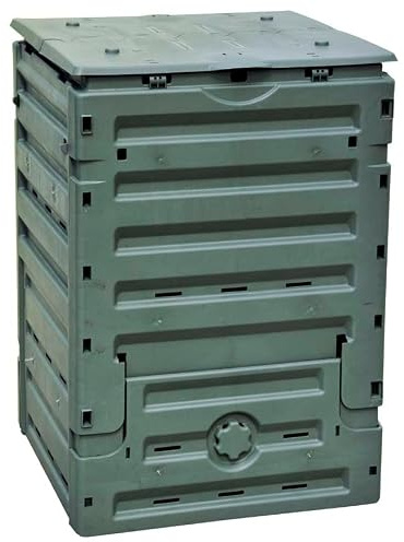 rama Compostiera da Giardino 300L 60x60xH90cm Eco-Master Verde