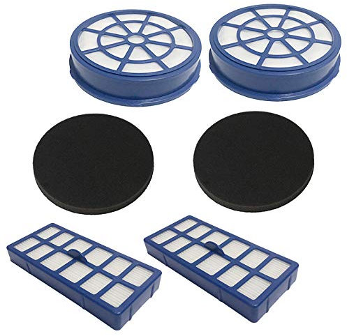 SPARES2GO Pre & Post Motor Exhaust Filter Kit for Hoover U81 Breeze BR2020 BR30 BR71 Series Vacuum Cleaner x 2