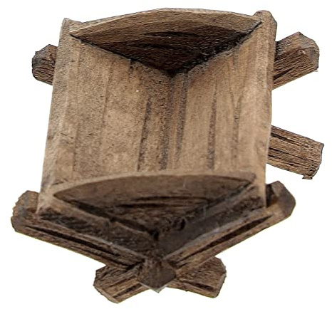 Wiege für Christkind Grödnertal Holz für Krippe Rainell 9cm