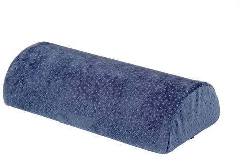 Pikolin Home - Almohada Viscoelástica de Piernas | 40x20 cm | Firmeza Media | Ergonómica | Adaptable | Transpirable | Color Azul
