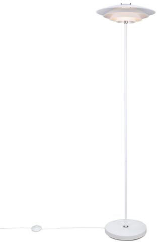Stehlampe weiß Nordlux Bretagne G9 mit Fußtrittschalter