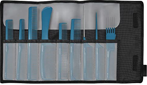 JAGUAR Kammset A-LINE ATLANTIC 9-teilig antistatisch mit Aufbewahrungs-Etui