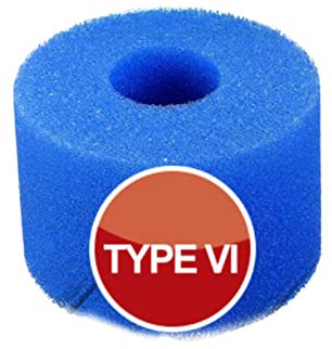 Pour Intex Type I/II/VI/D Filtre de piscine lavable réutilisable en mousse