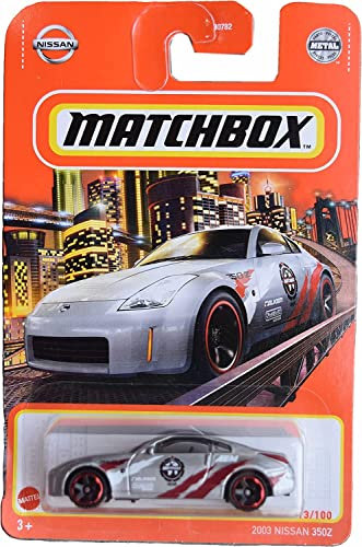 Matchbox 2003 Nissan 350Z 13/100 [Metalflake Grey] Silbergrau Serie 2022